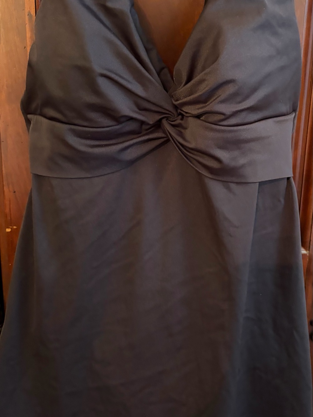 Miraclesuit Brown Twist-Front Dress